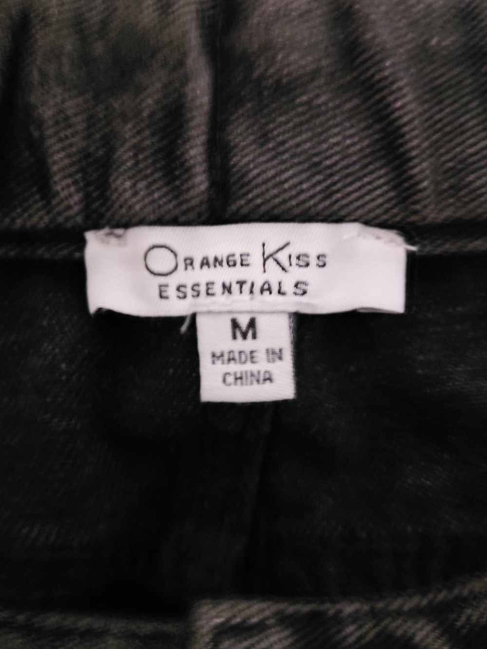 NWT Sz M Black Distress Washed Cargo Denim Mini Skirt Y2K 90s Style - Picture 7 of 8